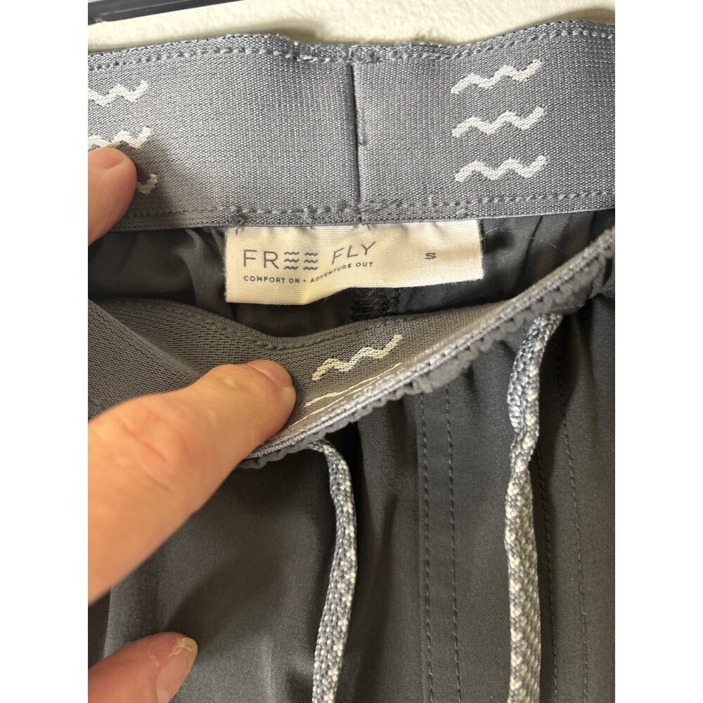 Free Fly Gray Drawstring Athleisure Joggers Sz S - Picture 3 of 5
